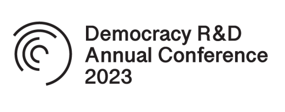Logo of the Democracy R&D Annual Conference 2023